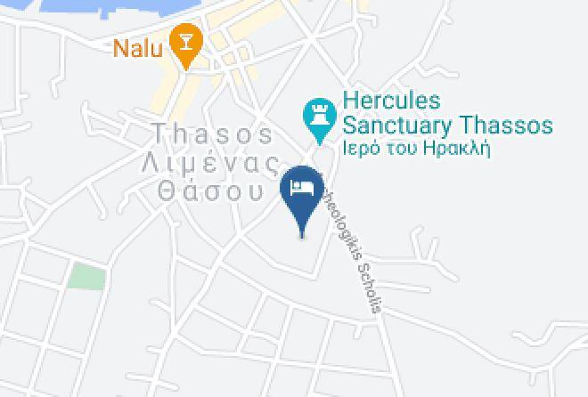 Thasos - Galaxy City Hotel Maps