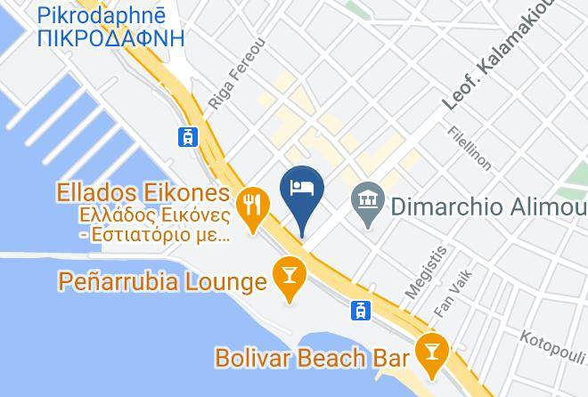 South Athens - Galaxy Hotel Maps