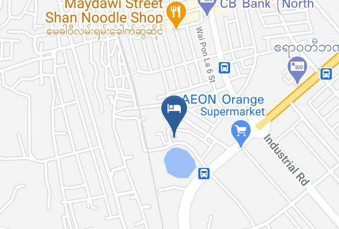 Yangon East - Galaxy Hotel Maps
