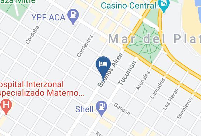 General Pueyrredon Partido - Galeon Mar Del Plata Hotel Maps