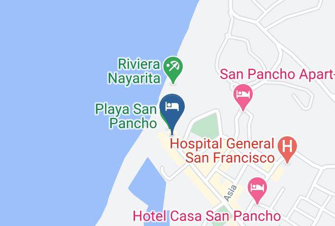 Bahia De Banderas - Galeria Suites San Pancho Maps