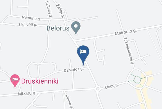 Druskininkai - Hotel Galia Maps
