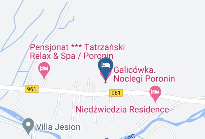 Tatrzanski - Galicowka Accommodation Poronin Maps