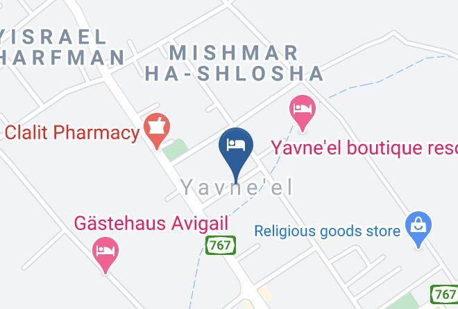 Yavniel - Galil Getaway Maps