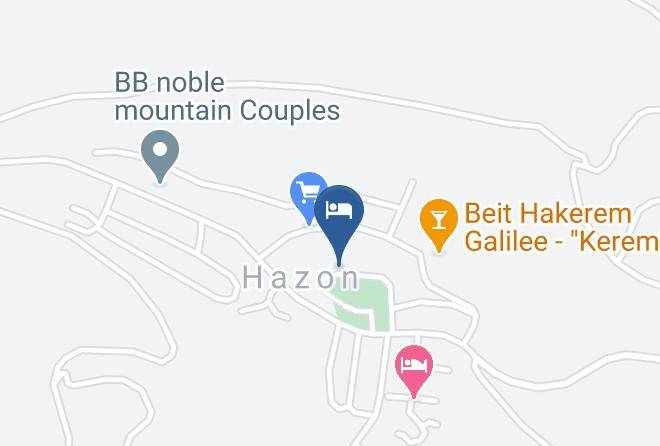 Hazon - Galilea Cabins Maps