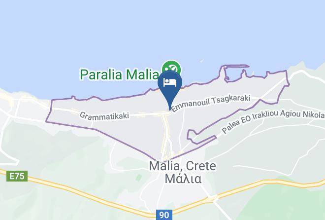 Iraklion - Galini Holidays Maps
