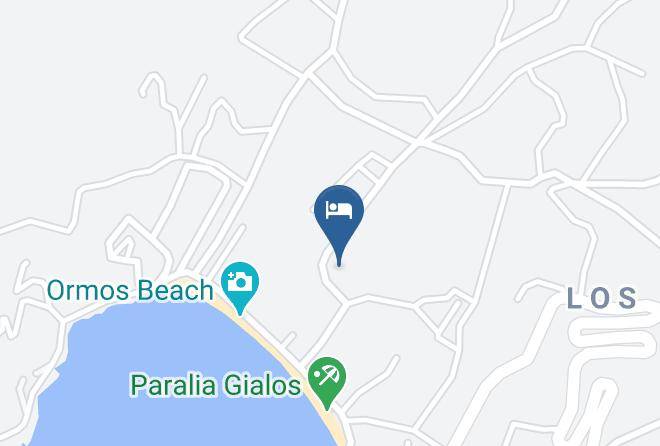 Thira - Galini Pension Maps