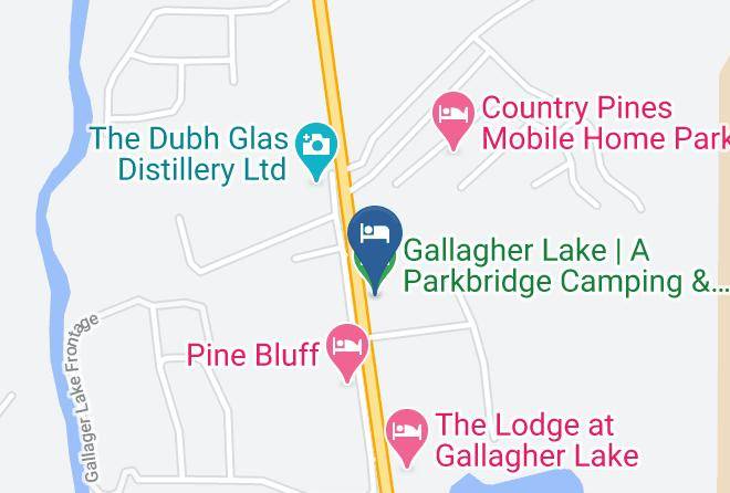 Gallagher Lake A Parkbridge Camping & Rv Resort Map