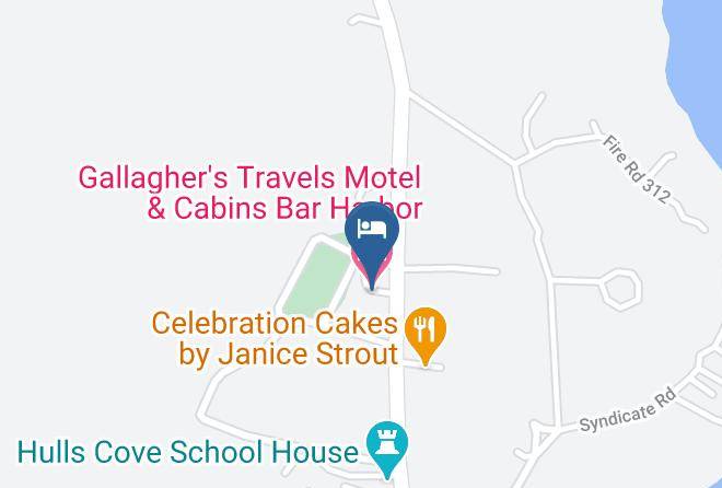 Hancock - Gallagher's Travels Motel & Cabins Bar Harbor Maps