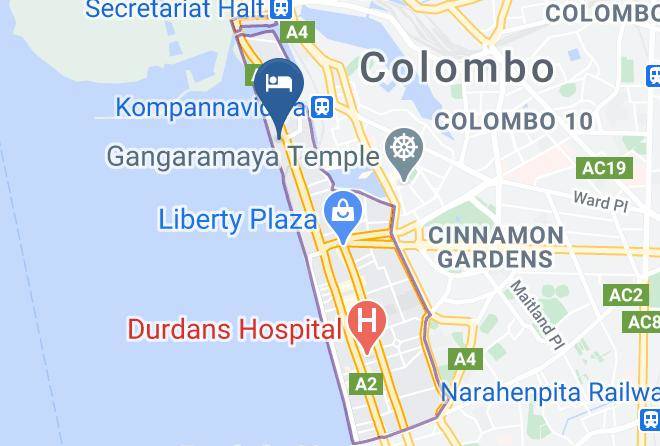 Colombo - Galle Face Hotel Maps