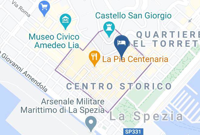 La Spezia - Galleria 38 Affittacamere Maps