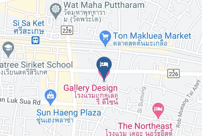 Amphoe Mueang Si Sa Ket - Gallery Design Hotel Maps