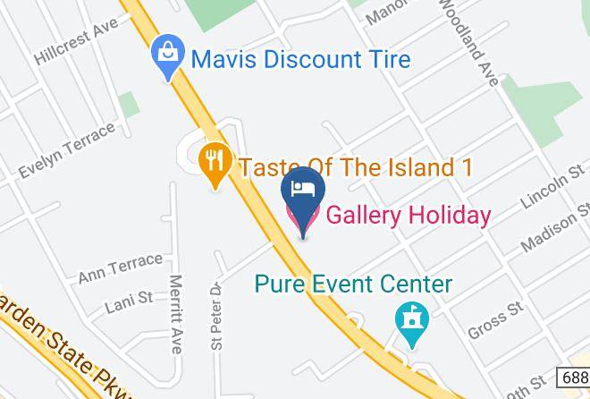 Middlesex - Gallery Holiday Motel Maps