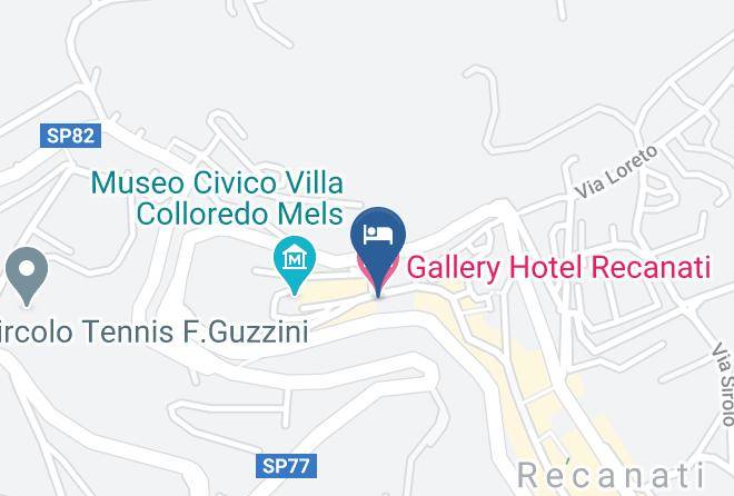 Macerata - Gallery Hotel Recanati Maps