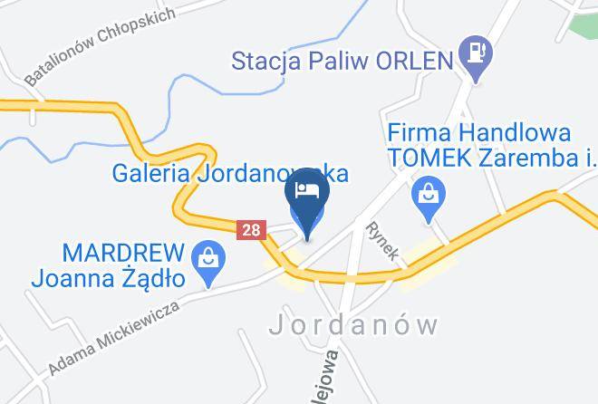 Galeria Jordanowska Map