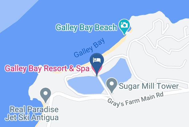 Saint John S - Galley Bay Resort & Spa Maps