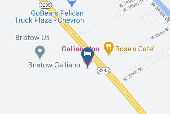 Lafourche Par - Galliano Inn Maps