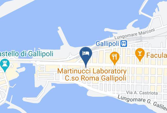 Gallipoli Centro Map