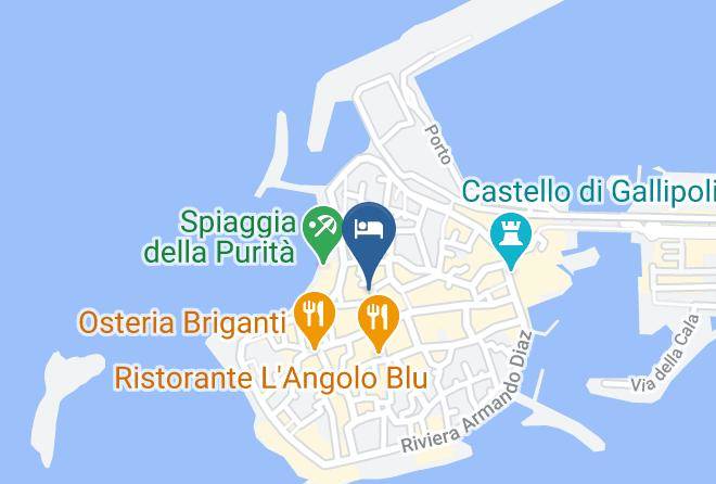 Lecce - Gallipoli Corte Della Purita Maps