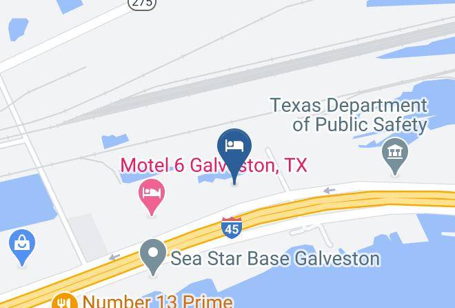 Galveston - Galveston Inn & Suites Hotel Maps