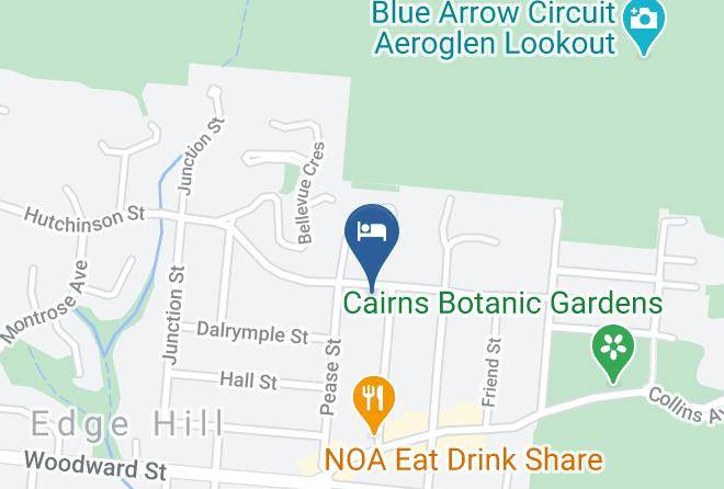 Cairns - Galvin's Edge Hill Bed And Breakfast Maps