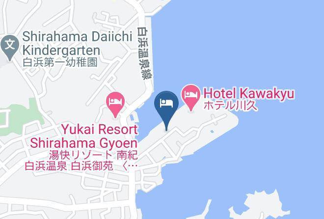 Shirahama Townnishimuro District - Gamanoyu Inakayado Kawaguchi Maps