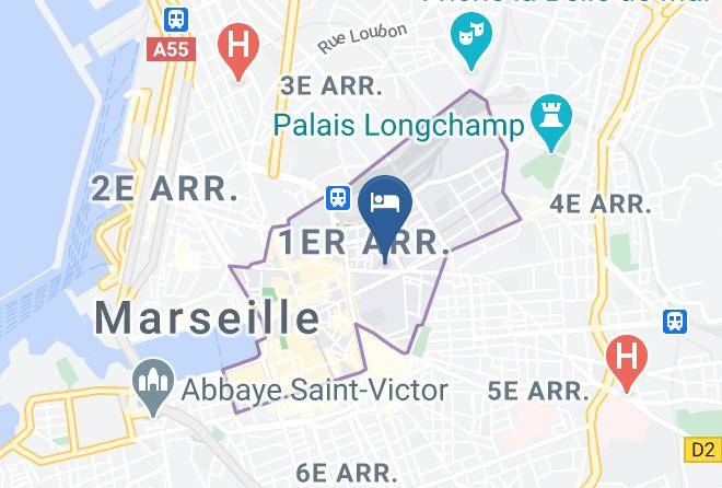 Bouches Du Rhone - Gambetta Hotel Maps