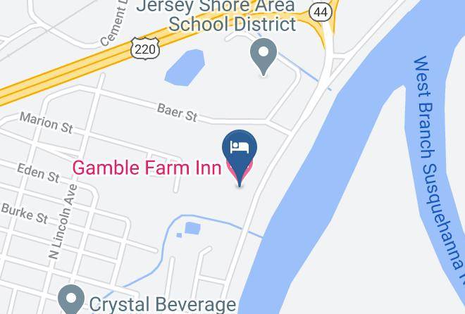 Lycoming - Gamble Farm Inn Maps