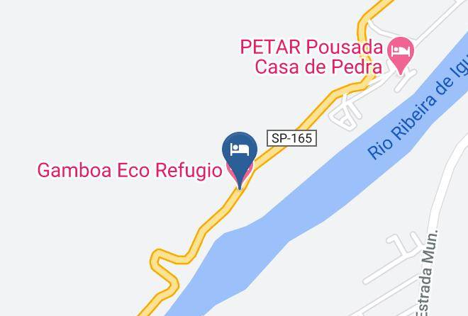 Iporanga - Gamboa Eco Refugio Maps
