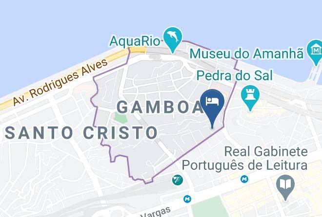 Rio De Janeiro Gamboa - Gamboa Rio Hotel Maps