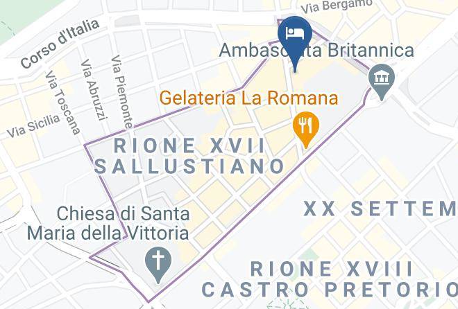 Rome - Gambrinus Hotel Maps