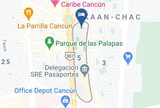 Benito Juarez - Mex Hoteles Cancun Centro Maps