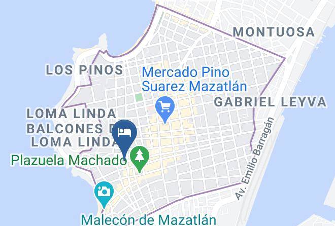 Mazatlan - The Inn Centro Historico Mazatlan Maps