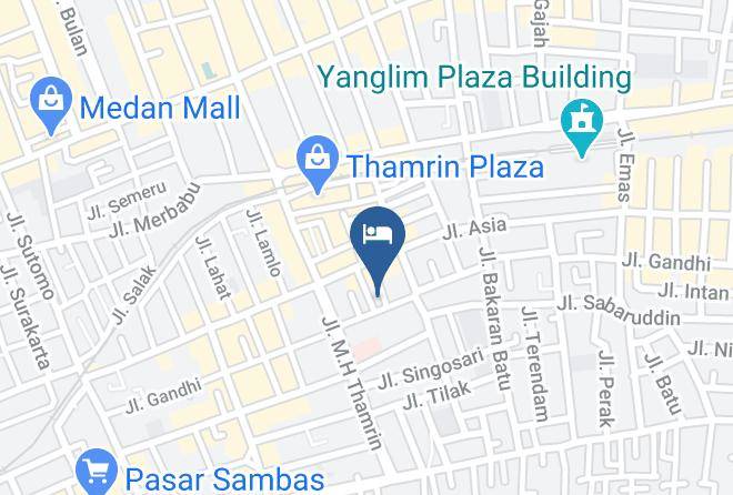 Kota Medan - Gandhi Inn Maps