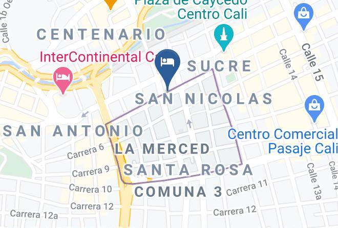 Cali - Ganesha Hotel Cali Maps