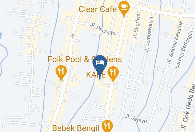 Gianyar Regency - Ganesha Ubud Inn Maps