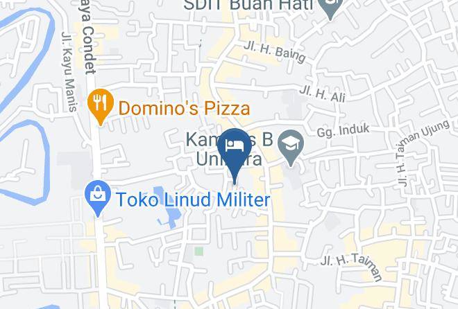 Jakarta Timur - Gang Remadja 19 Edu Homestay Maps