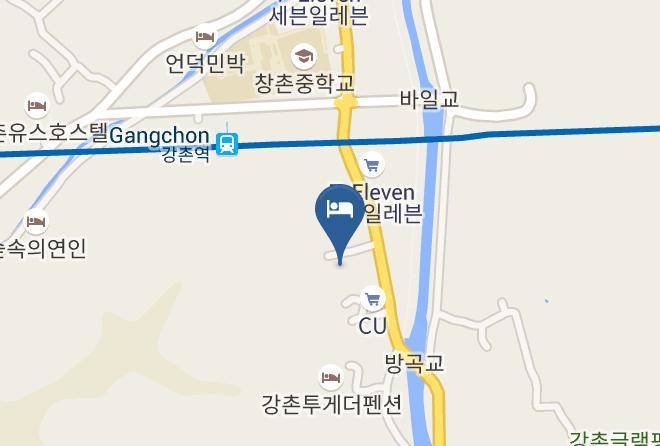 Chuncheonsi - Gangchon Olive Bed And Breakfast Maps