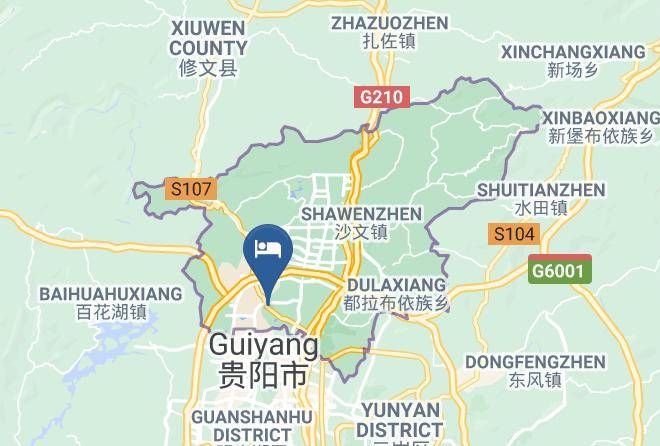 Guiyang - Gangwan Express Hotel Maps