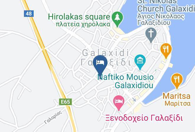 Fokis - Ganimede Hotel Galaxidi Fokida Maps