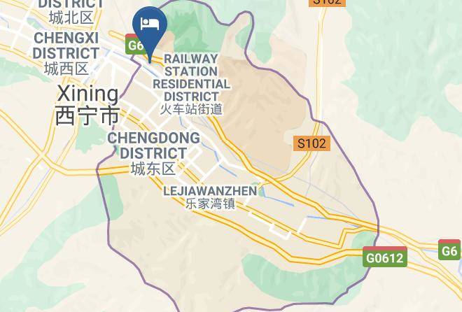 Xining - Ganlanzhi Hotel Maps