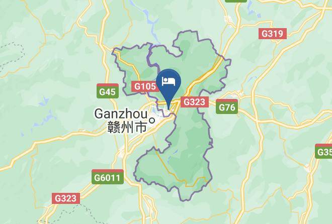 Ganning Business Hotel Ganzhou Ganxian Map