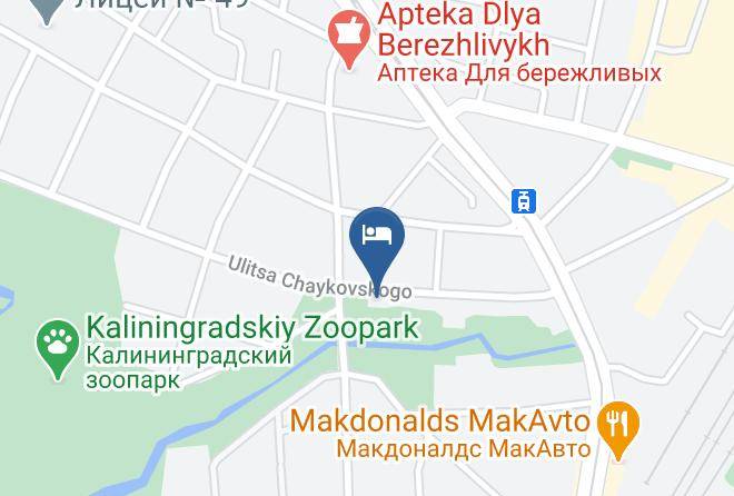 Kaliningrad - Ganza Restoran Maps