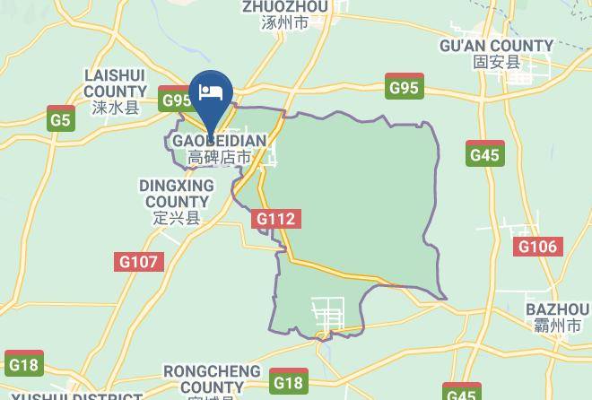 Baoding - Gaobeidian Qianzun Express Hotel Maps