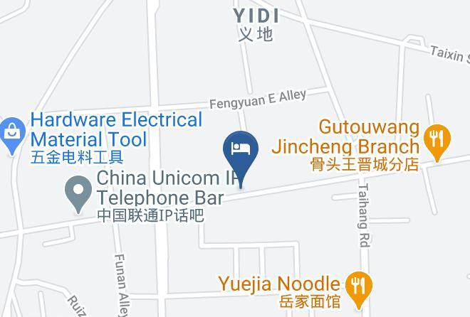 Jincheng - Gaodu Grand Hotel Maps
