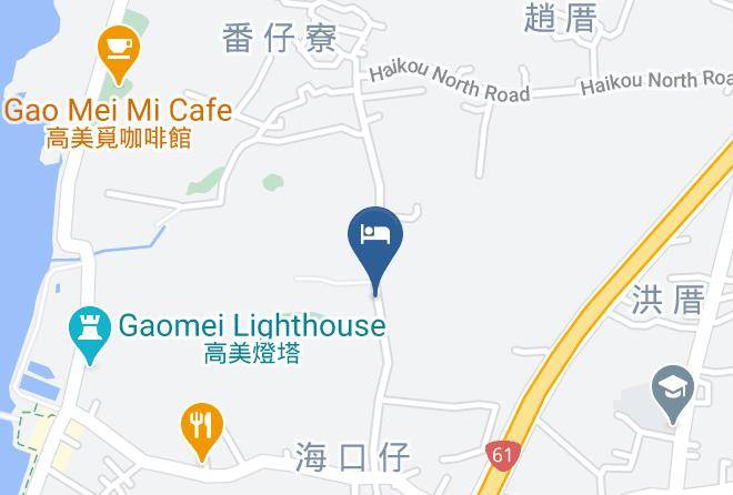 Qingshui District - Gaomei Wetland Grandma Dao Homestay Maps