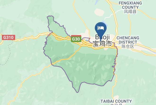Baoji - Gaoxin Joy International Hotel Maps