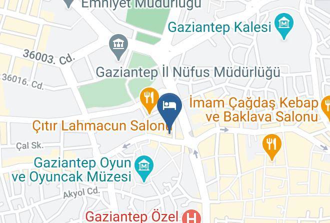 Sahinbey - Gap Otel Maps