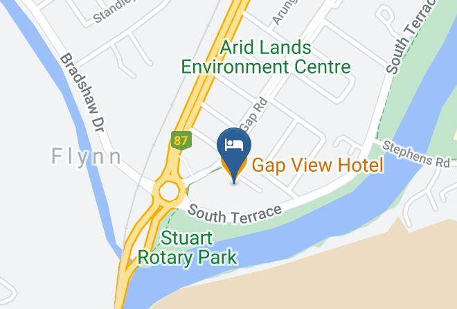 Alice Springs - Gap View Hotel Maps