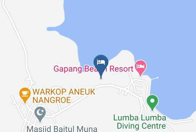 Kota Sabang - Gapang Beach Resort Maps